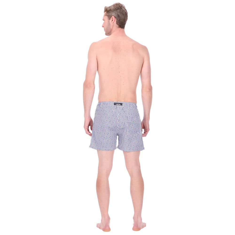 Traje de baño de secado rápido para hombre Rainbow fish.