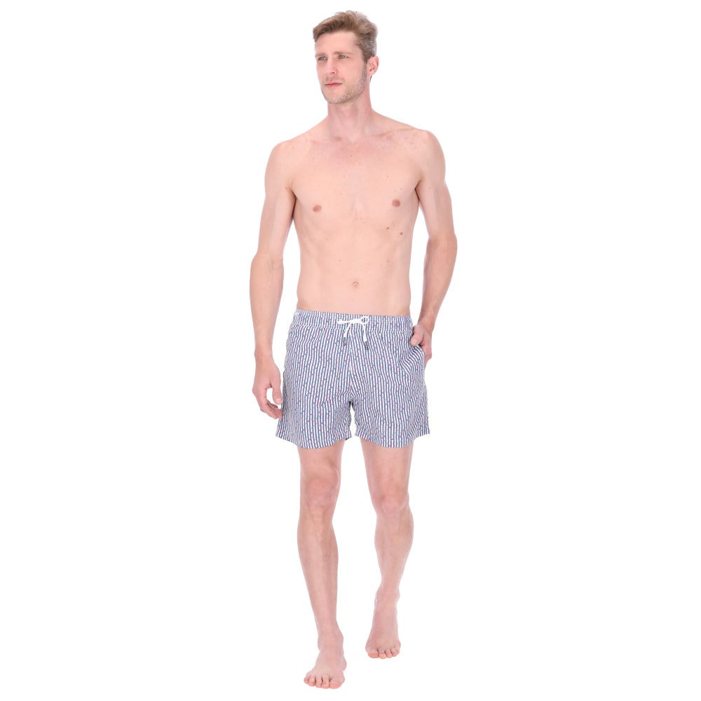 Traje de baño de secado rápido para hombre Rainbow fish.
