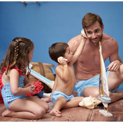 Traje De Baño Niña Blue Origamix image 2