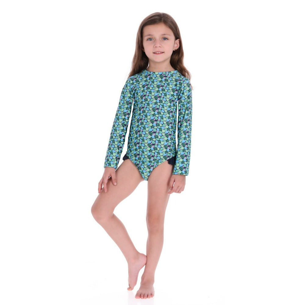 TRAJE DE BAÑO NIÑA MODELO GREEN REEF