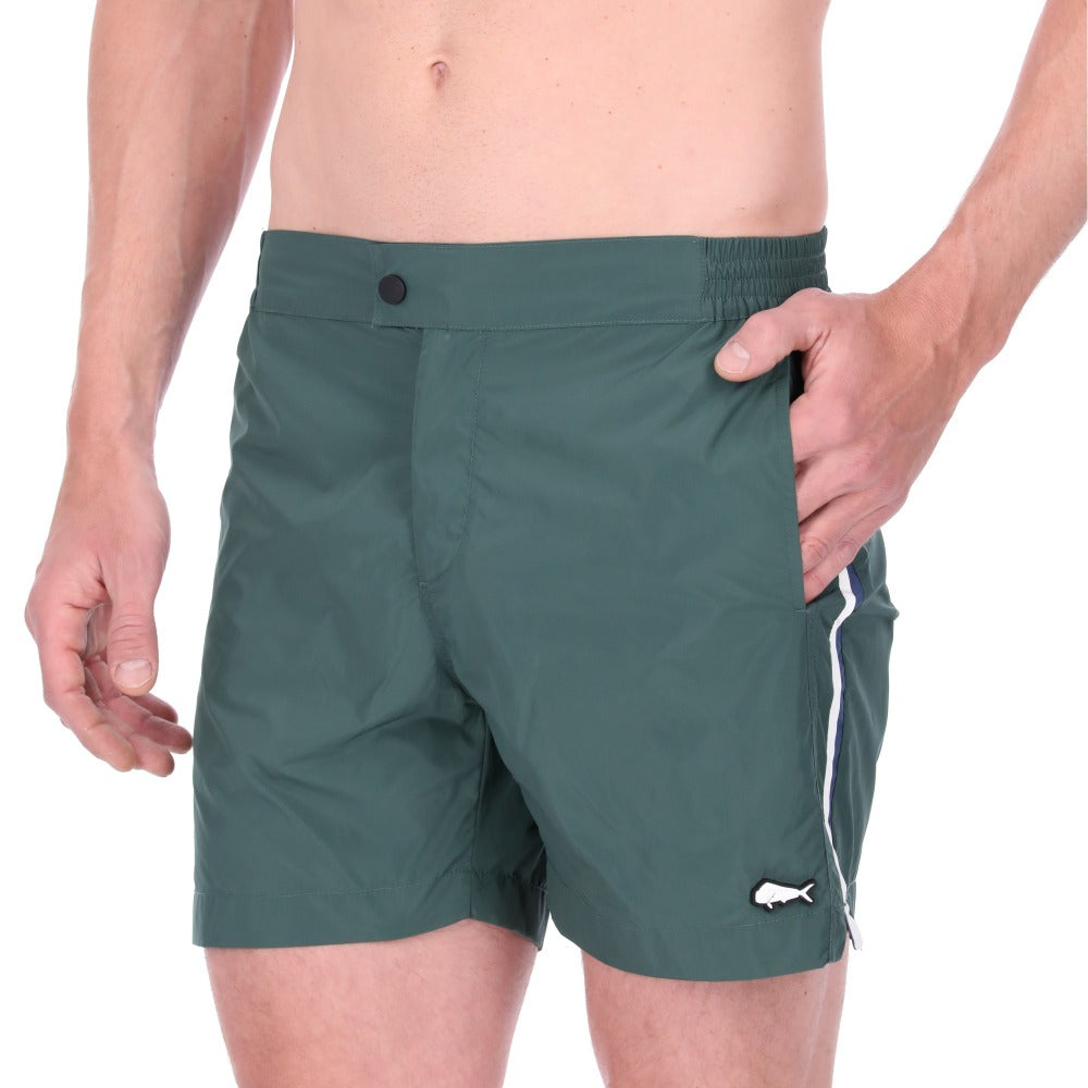 MEN'S SWIMSUIT SOLID GREEN MODEL