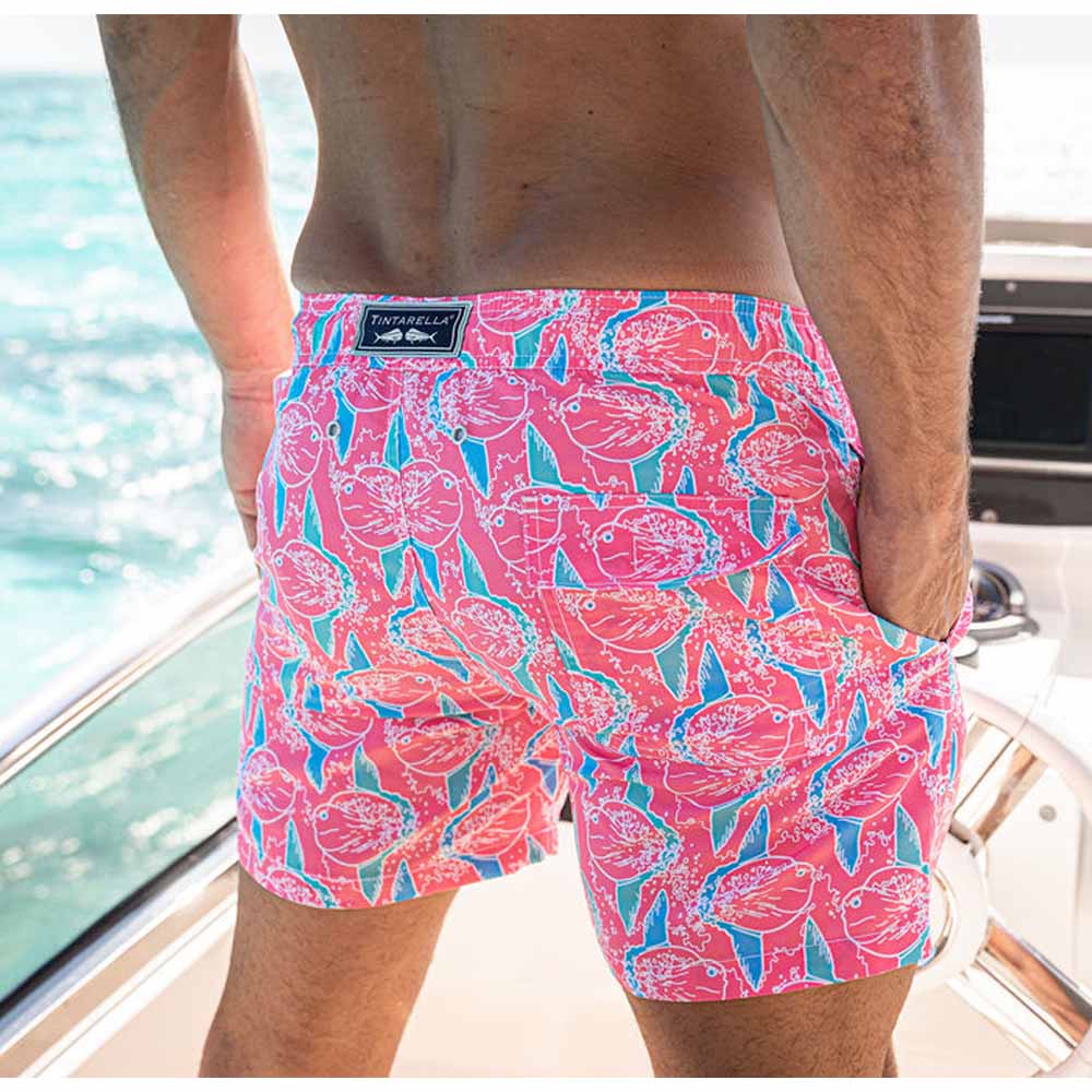 Pink Sunfish Men's Swimsuit