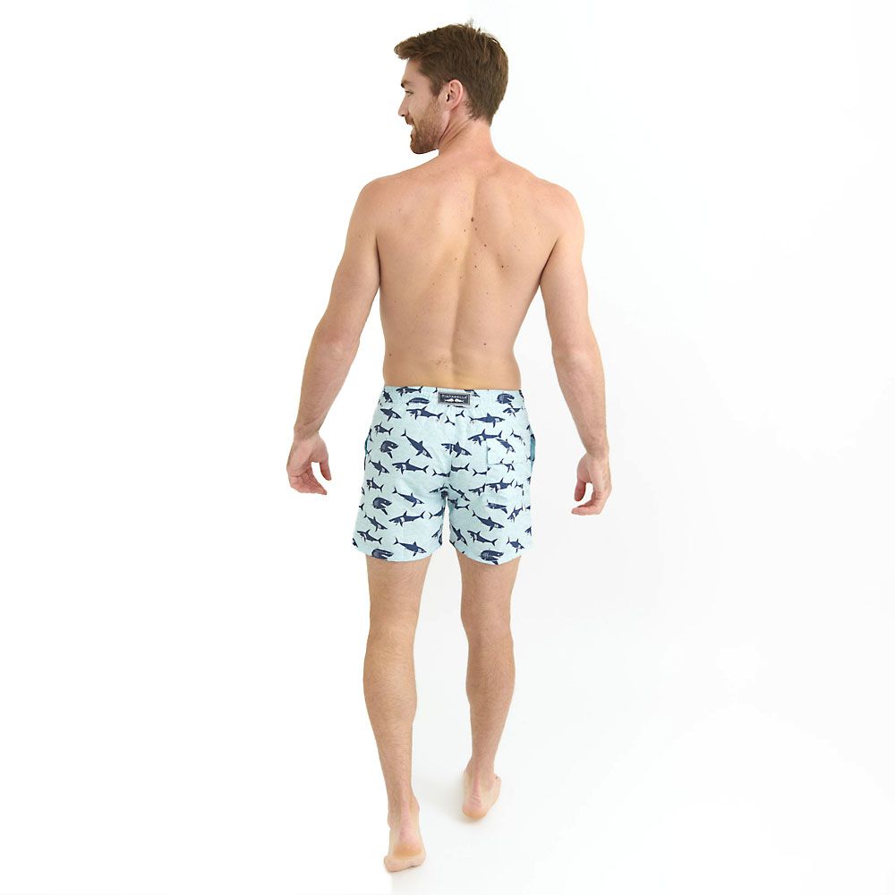 Traje De Baño Hombre Blue Sharks