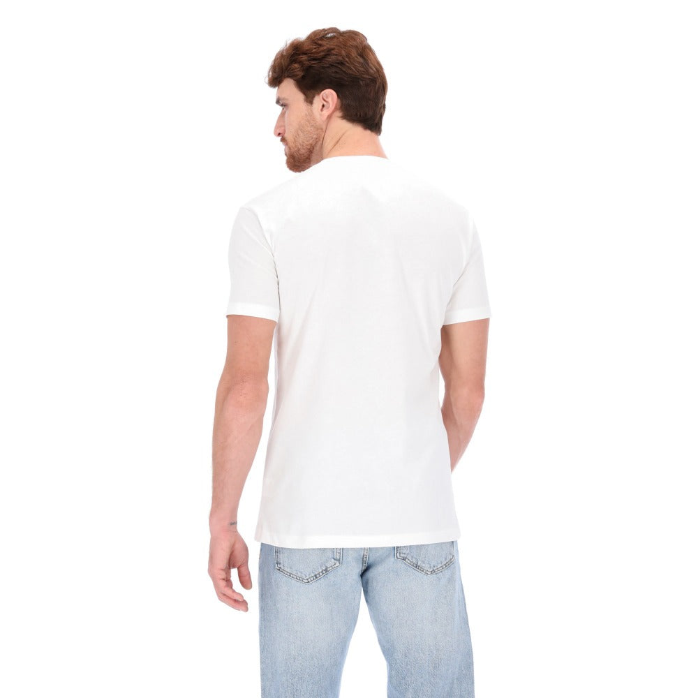 Playera básica para hombre 100% algodón. White Est Cabo