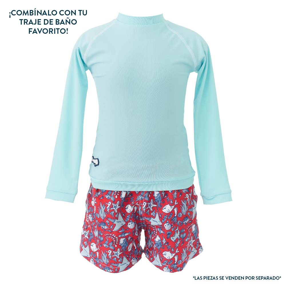 Camiseta Para El Sol Color Ice Blue