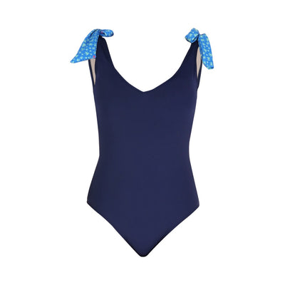 Women's Swimsuit Model Solid Navy image 4