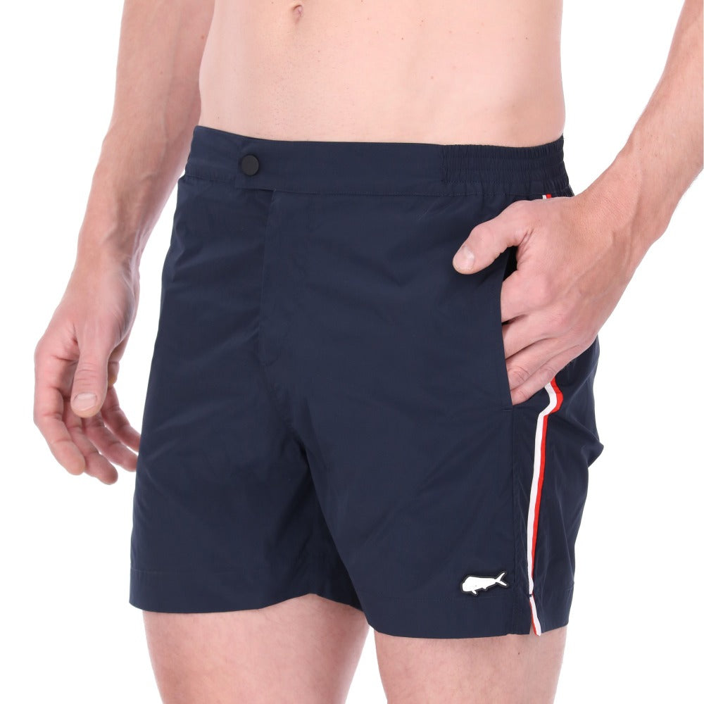 TRAJE DE BAÑO HOMBRE MODELO SOLID NAVY BLUE