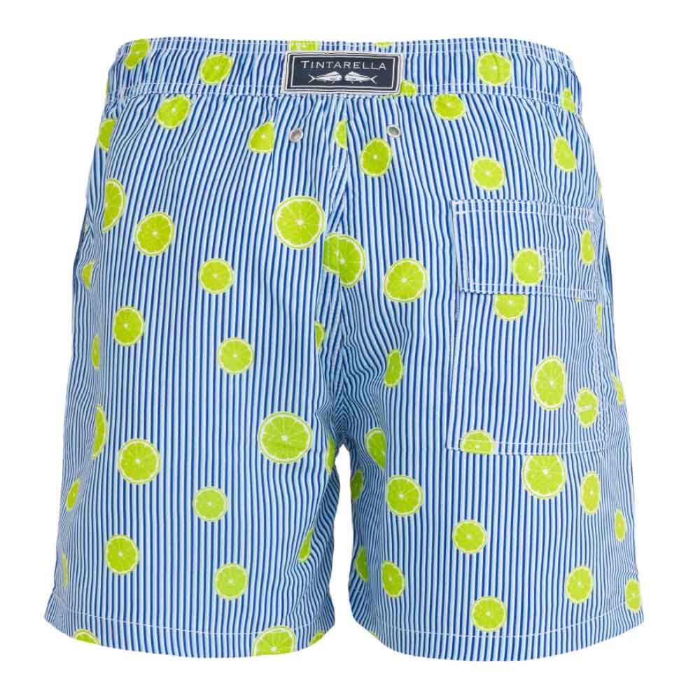 Men's Swimsuit Model Lime Line