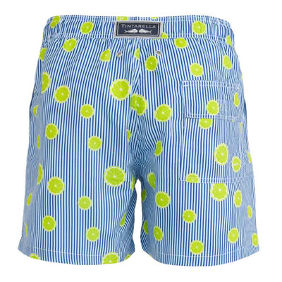 Men's Swimsuit Model Lime Line image 3