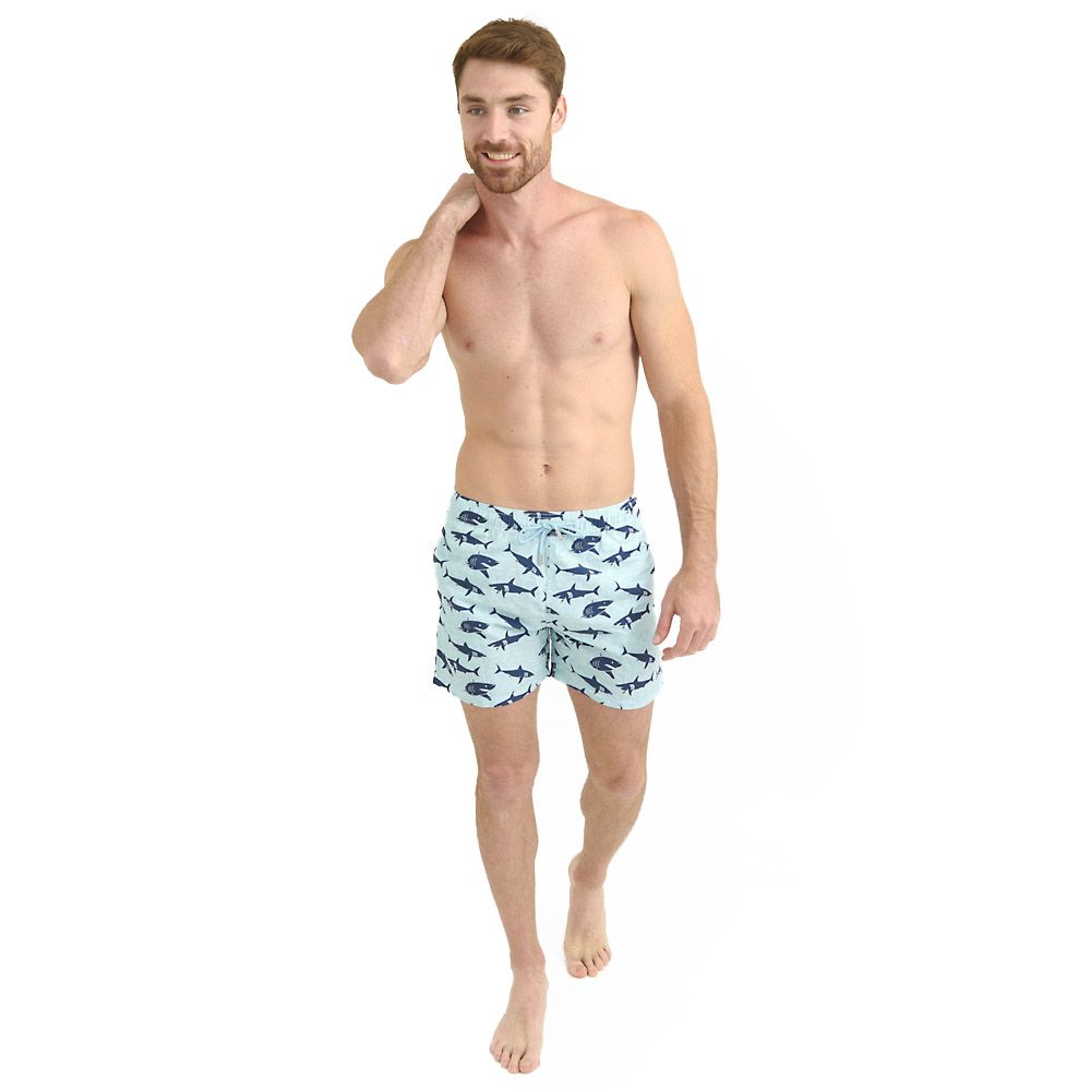 Traje De Baño Hombre Blue Sharks