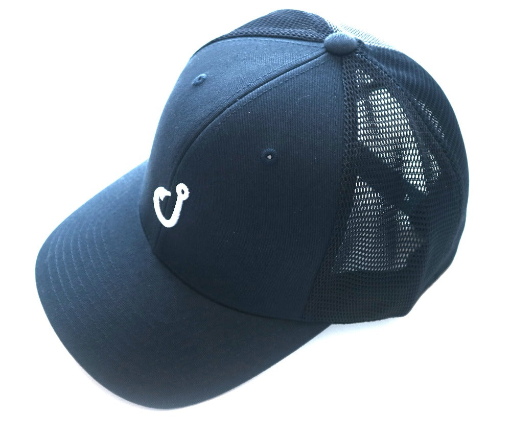 Navy Blue Hook Trucker Cap