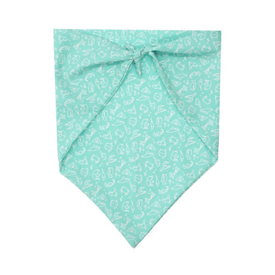 Pet Bandana Origanimal Aqua Model image 1