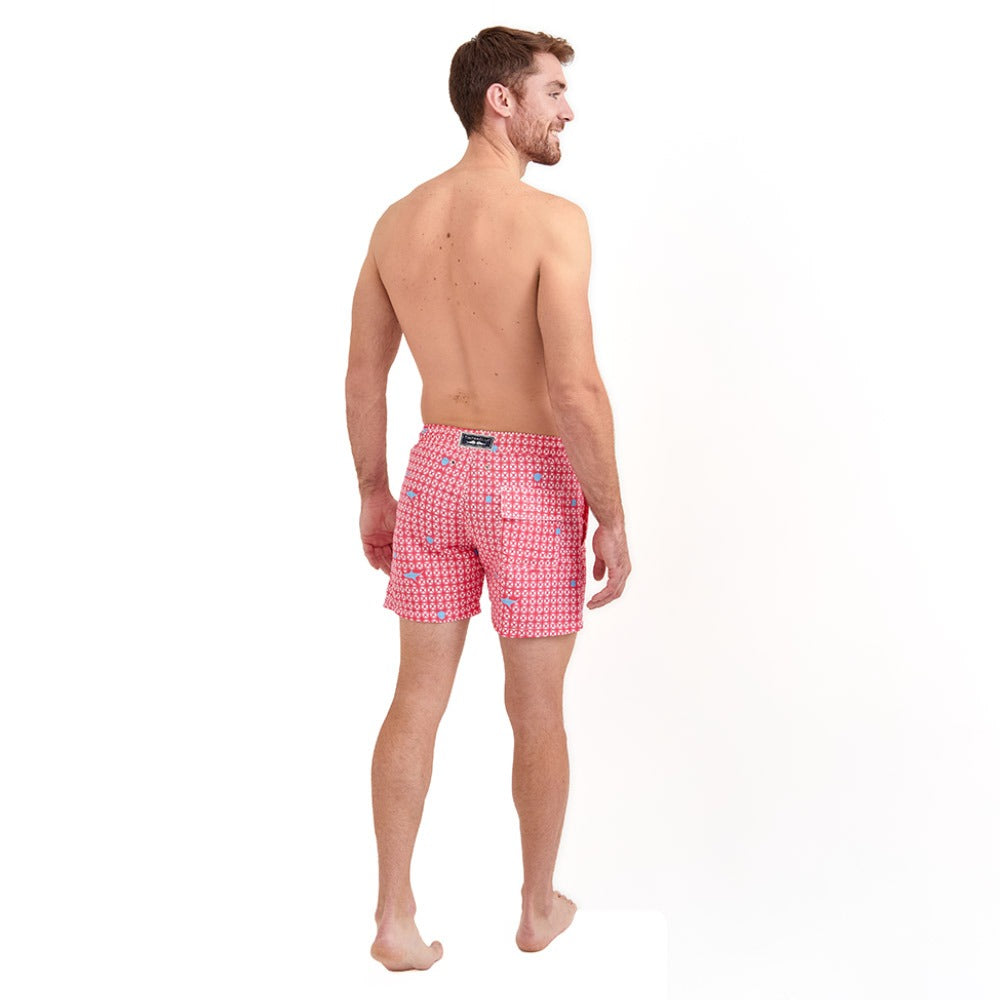 Traje De Baño Hombre Pink Origamix