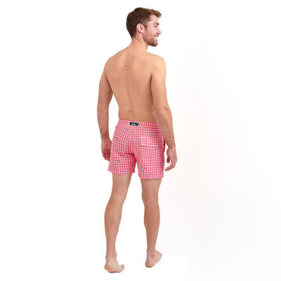 Pink Origamix Men's Swimsuit image 3