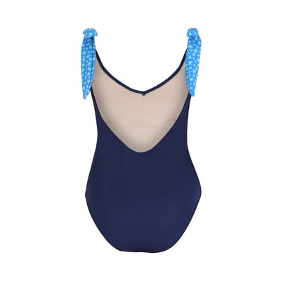 Women's Swimsuit Model Solid Navy image 3
