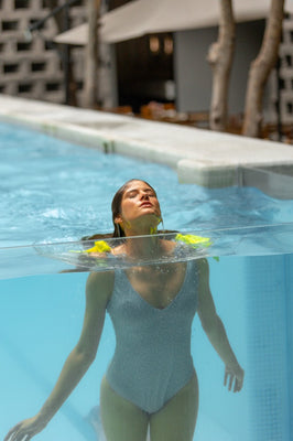 Traje De Baño Mujer Modelo Origanimal Aqua image 1