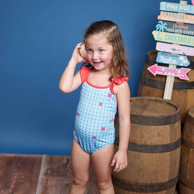 Traje De Baño Niña Blue Origamix image 3