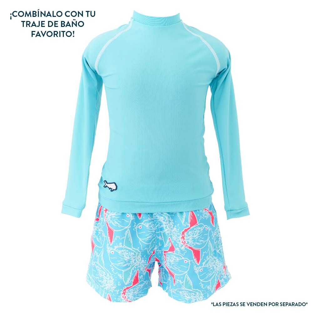 Camiseta Para El Sol Color Baby Blue