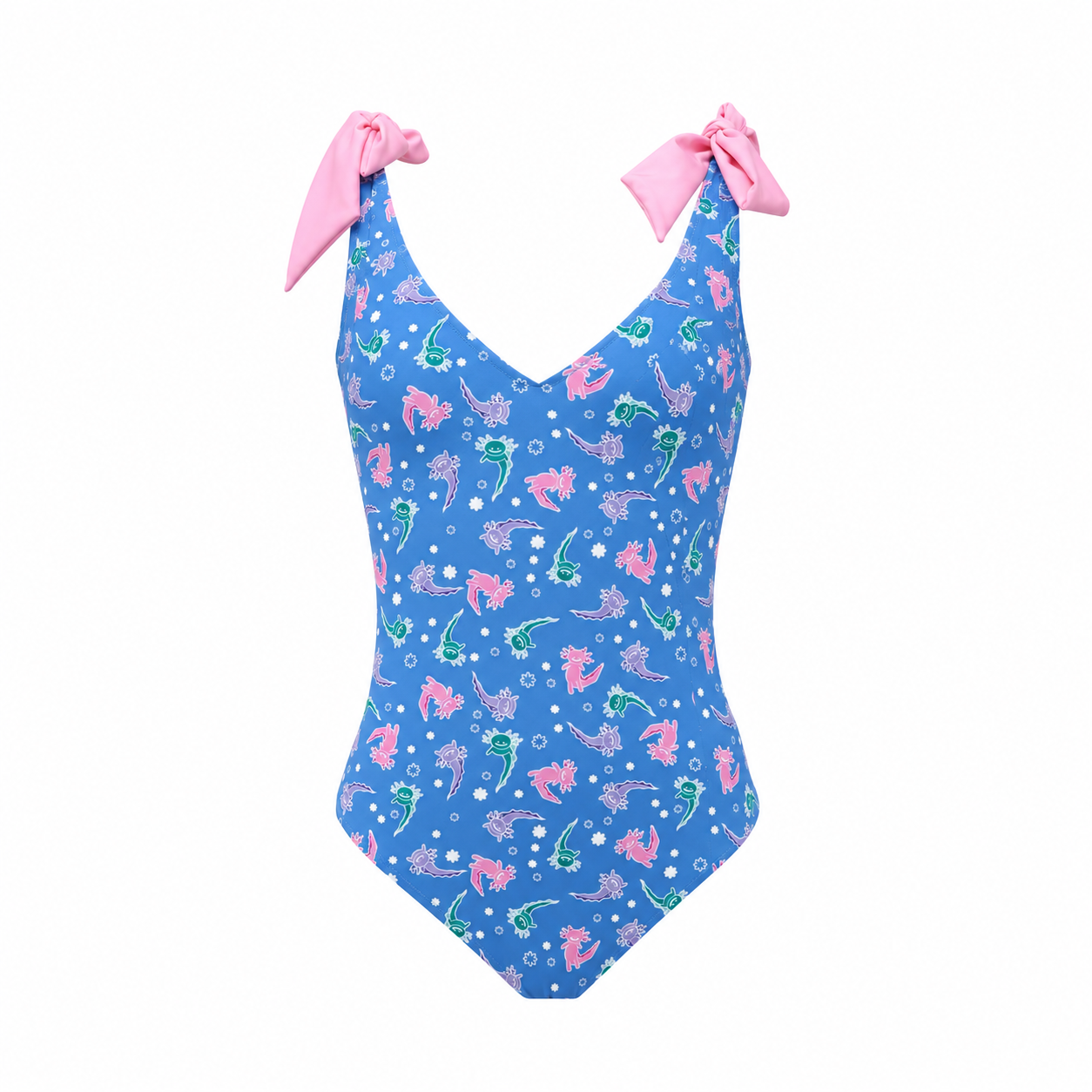 TRAJE DE BAÑO MUJER MODELO AJOLOTES POP