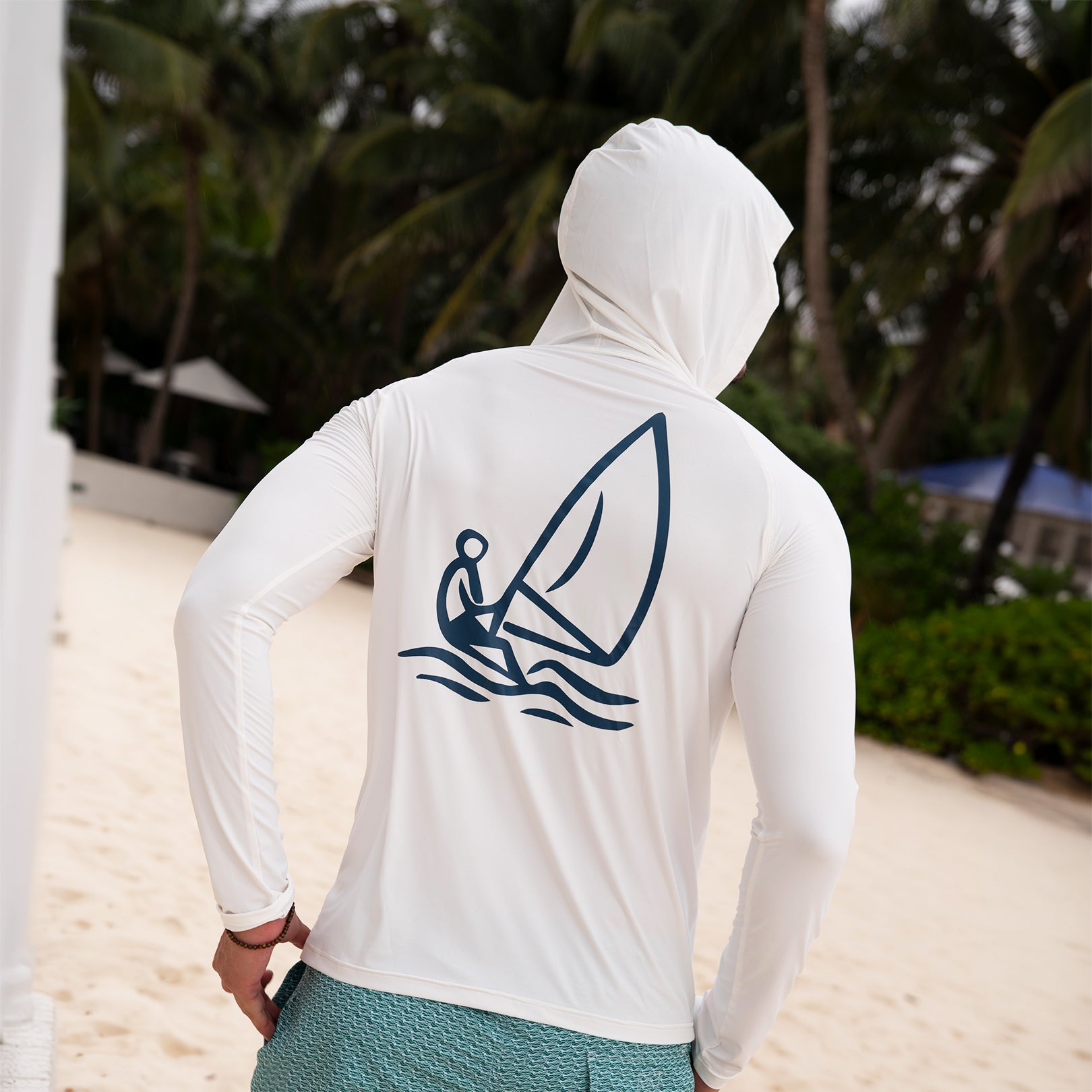 HOODIE UNISEX ADULTO WHITE