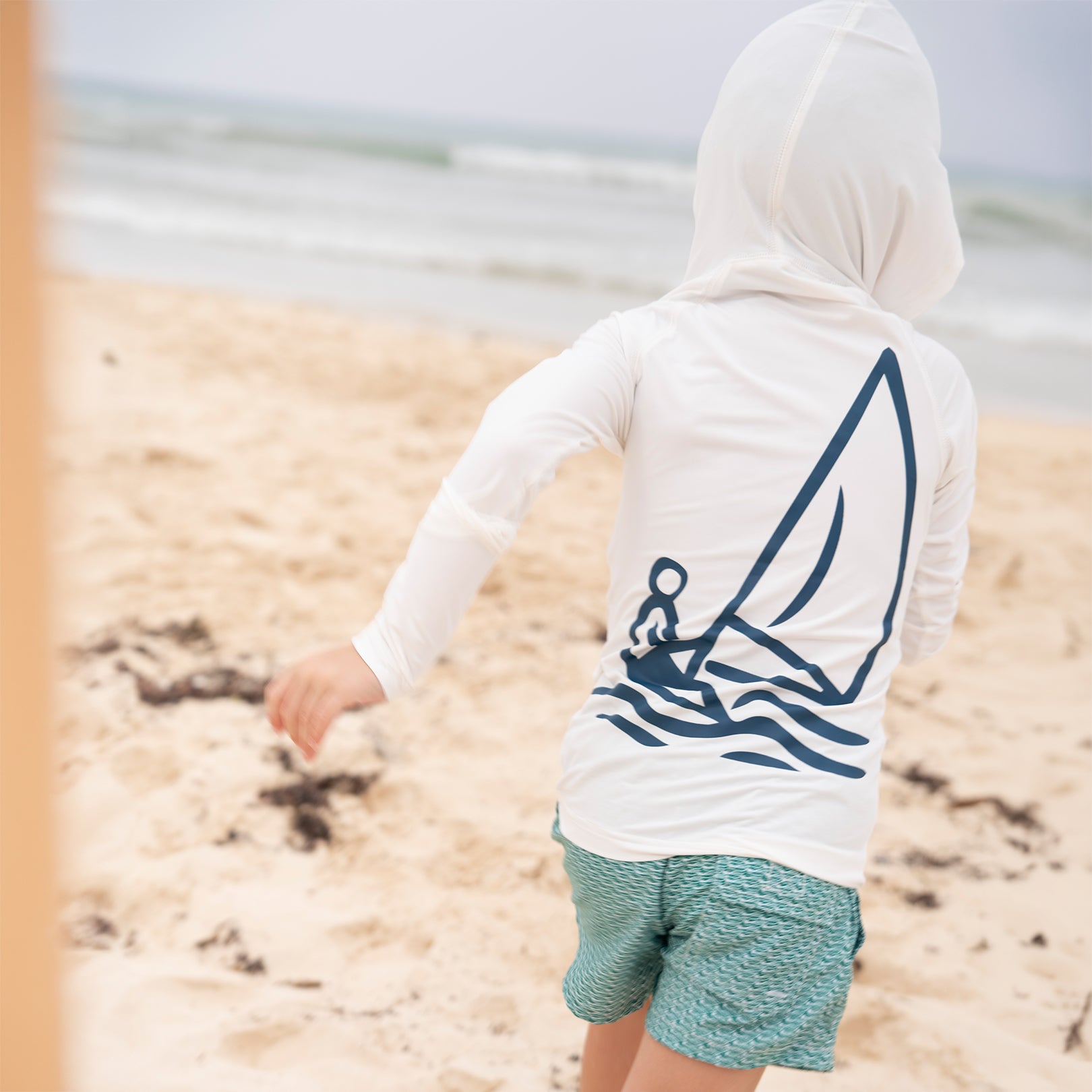 HOODIE UNISEX INFANTIL WHITE