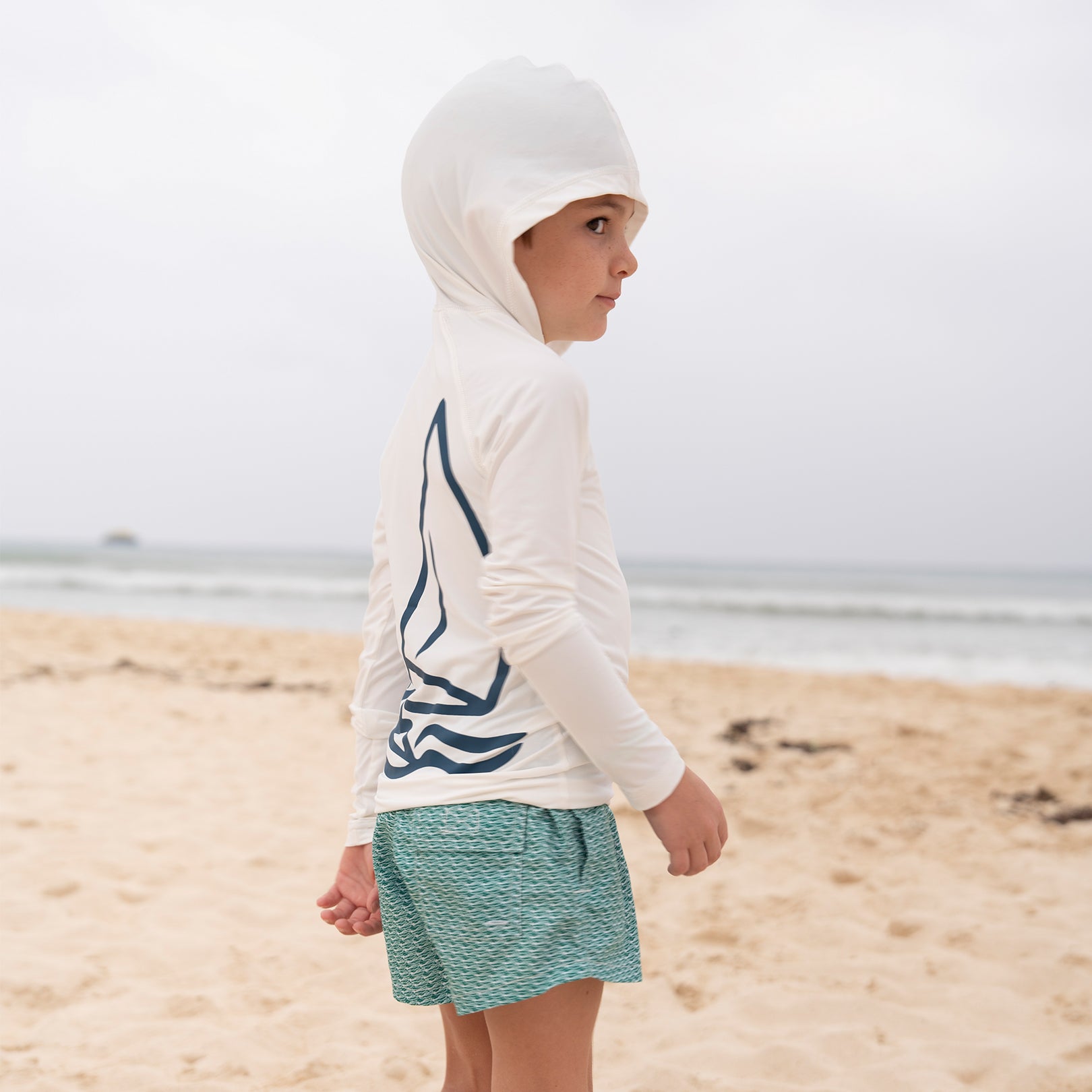 HOODIE UNISEX INFANTIL WHITE