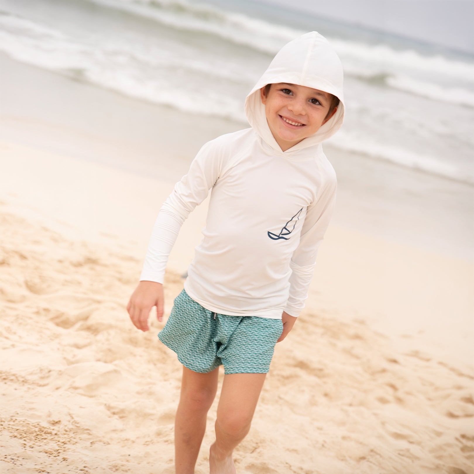 HOODIE UNISEX INFANTIL WHITE