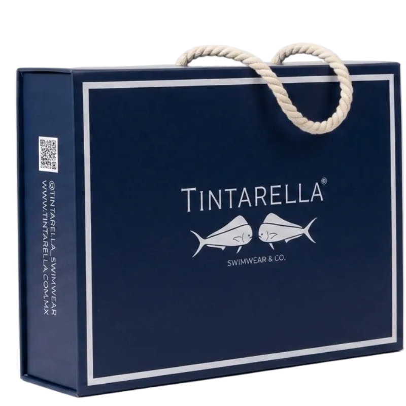 CAJA DE REGALO RIGIDA AZUL