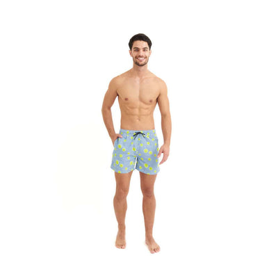 Men's Swimsuit Model Lime Line image 4