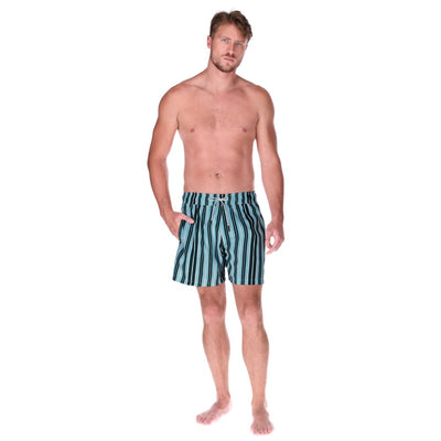 Traje de baño de secado rápido para hombre Marine Stripes. image 2