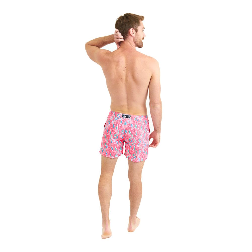 Pink Sunfish Men's Swimsuit