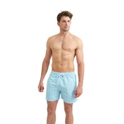 Men's Swimsuit Lemon Sky Model image 4