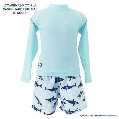 Blue Shark Boy's Swimsuit image 1