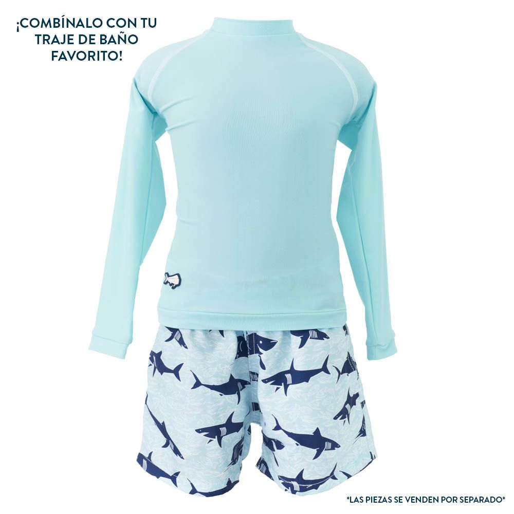 Camiseta Para El Sol Color Ice Blue