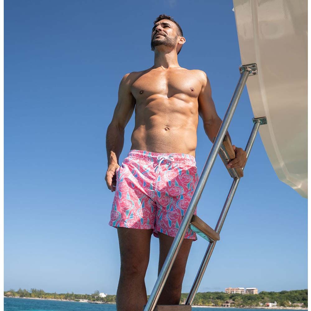 Pink Sunfish Men's Swimsuit