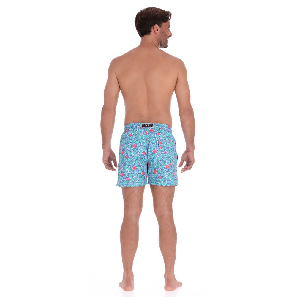 Traje de baño de secado rápido para hombre Lemon Mix.