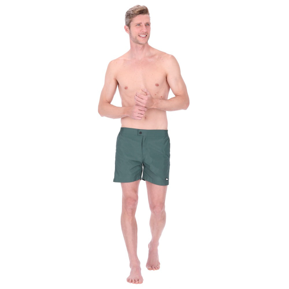 MEN'S SWIMSUIT SOLID GREEN MODEL