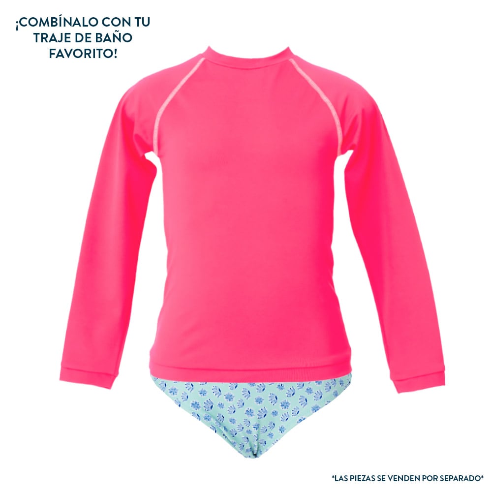 Camiseta Para El Sol Color Neon Pink