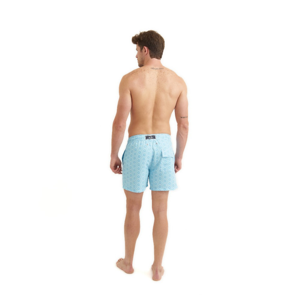 Men's Swimsuit Lemon Sky Model