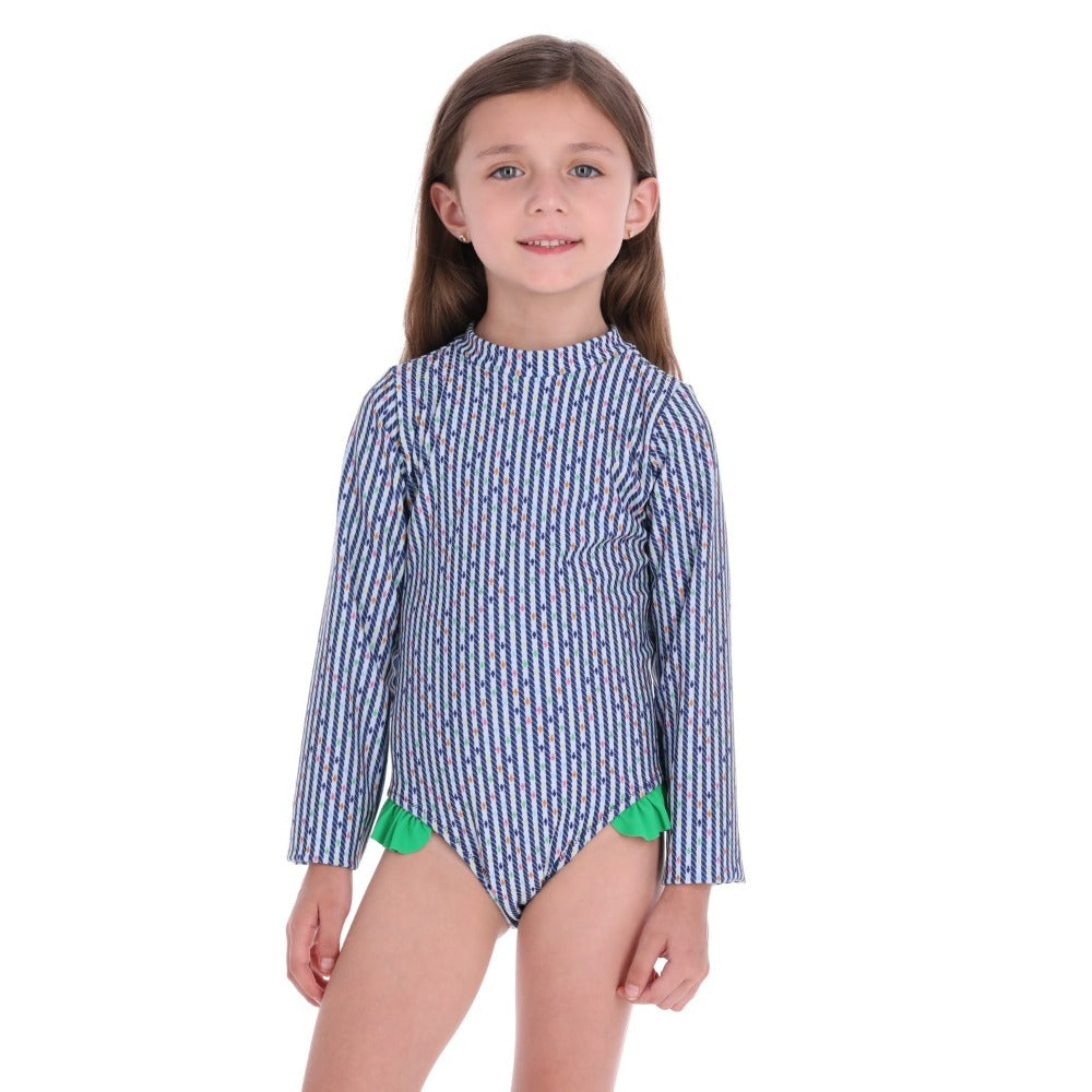 TRAJE DE BAÑO NIÑA MODELO RAINBOW FISH