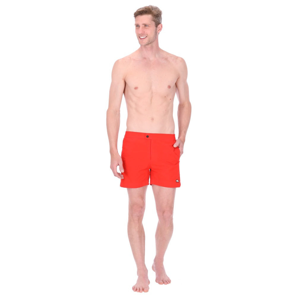 MEN'S SWIMSUIT SOLID RED MODEL