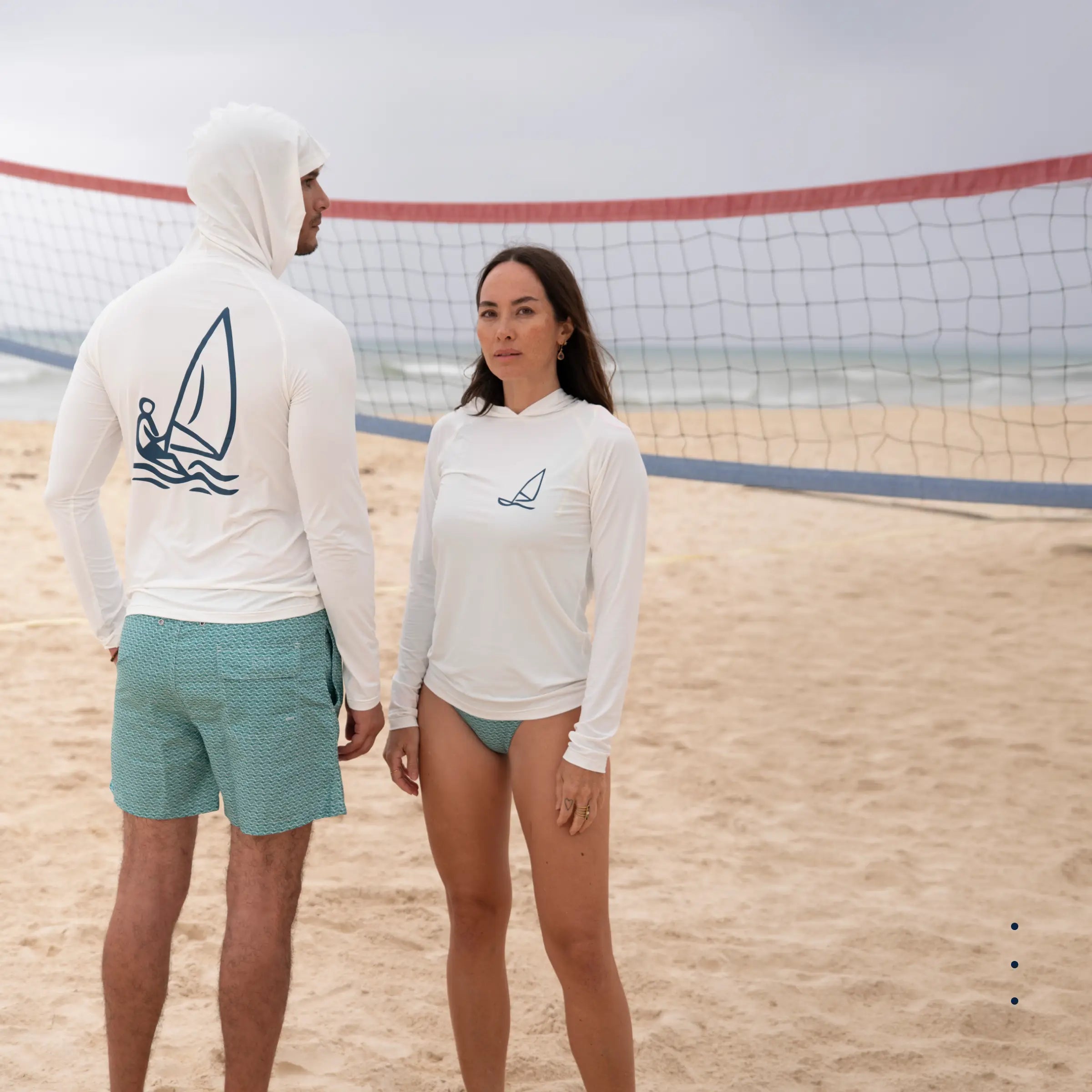 Playera Rashguard blanca para mujer
