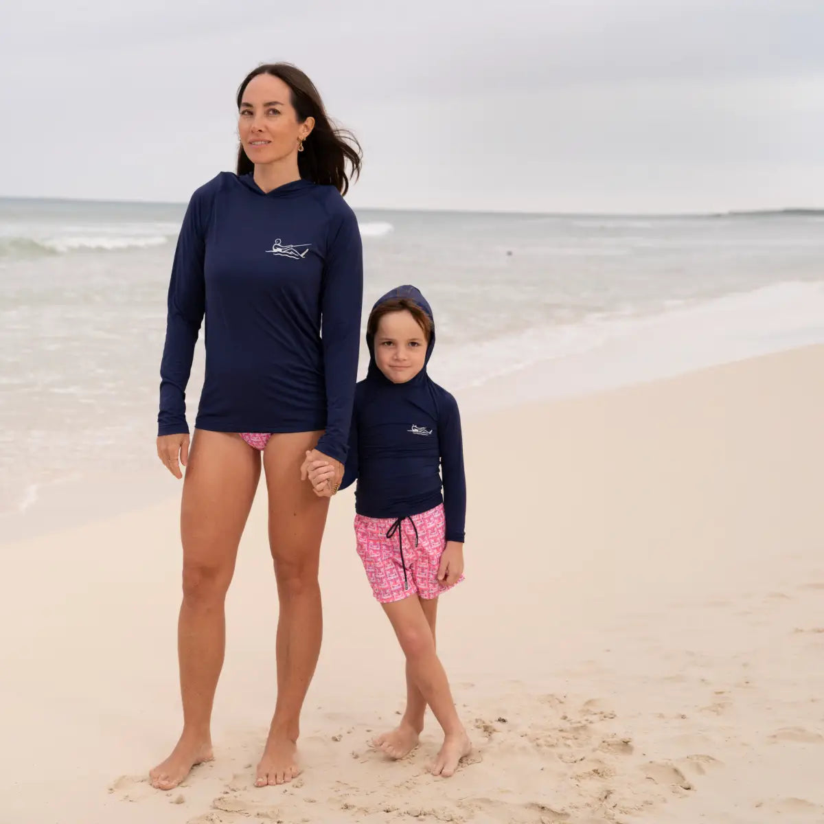 Playeras Rashguards azul para mujer