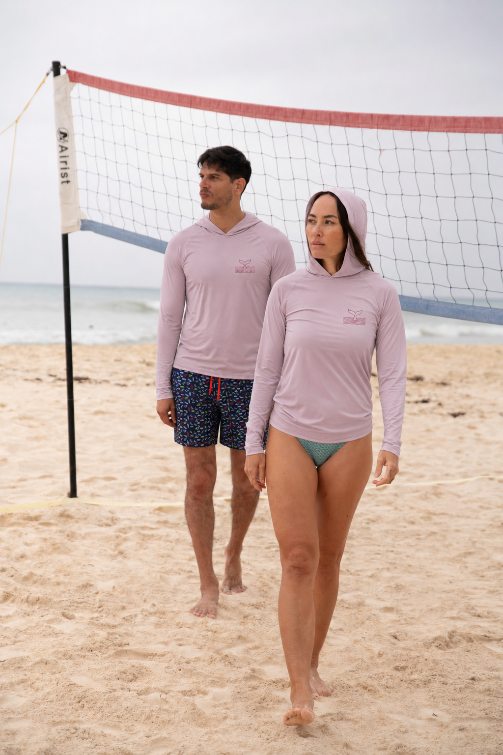 Playera Rashguard rosa para mujer