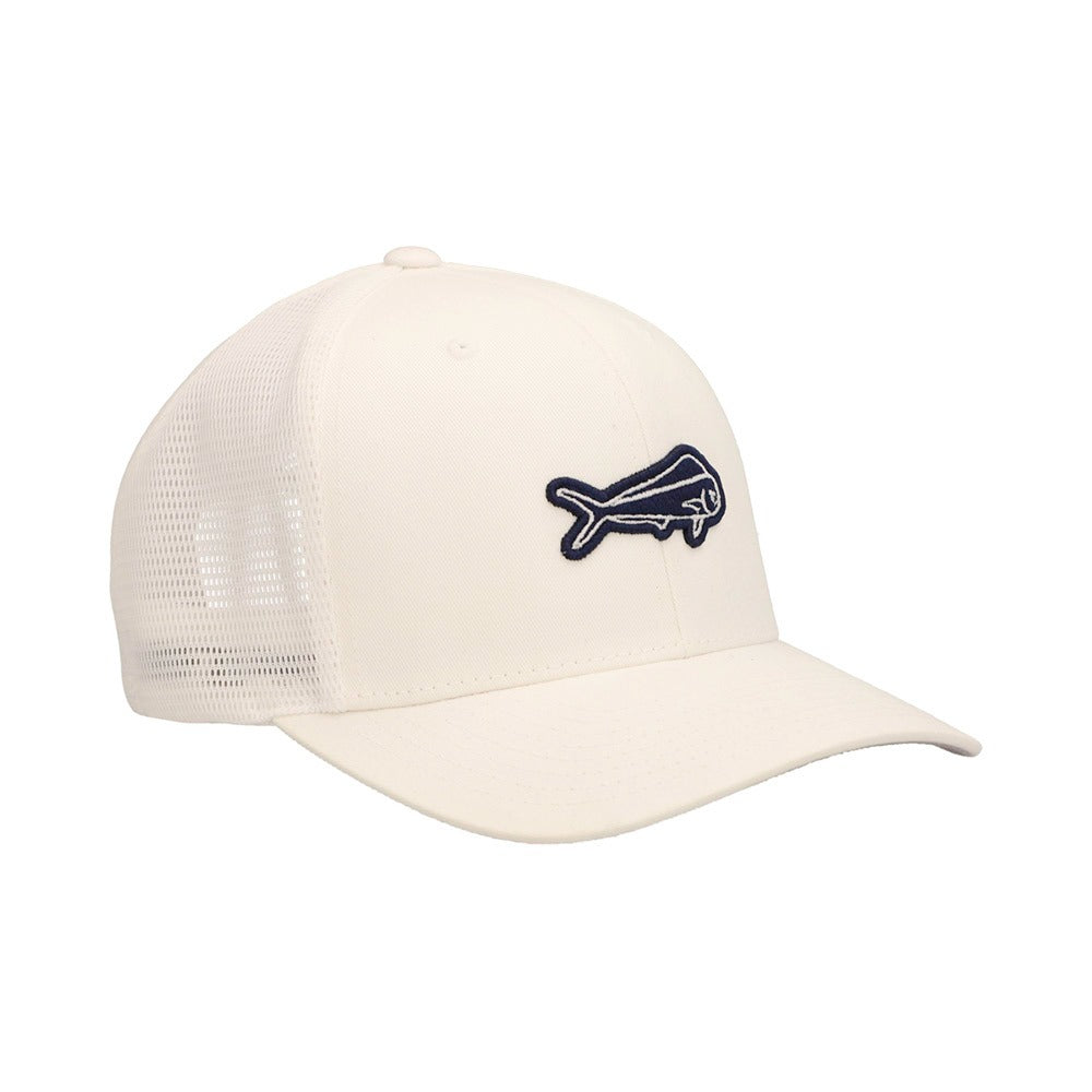 White Mahi Mahi Trucker Cap